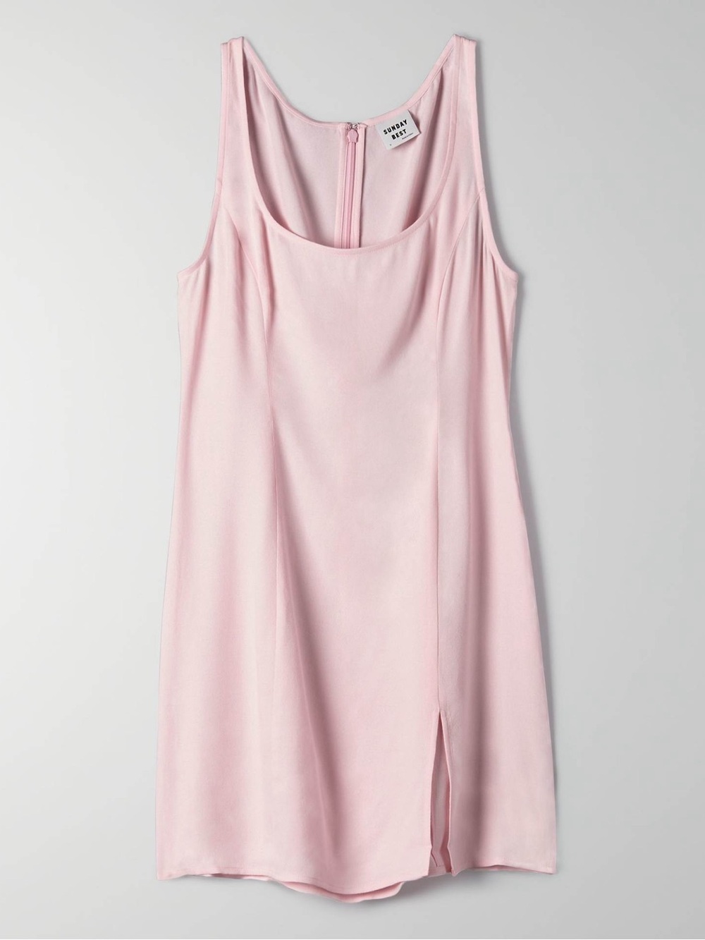 Sunday Best Light Pink Sleeveless Mini Dress